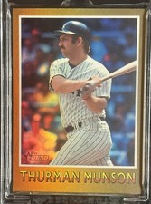 2024 Topps Heritage '75 Baseball Sensations Gold Foil #75BS5 Thurman Munson