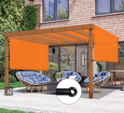 10ft Universal Replacement Pergola Sun Shade Cover Patio Awning Canopy  With Rod