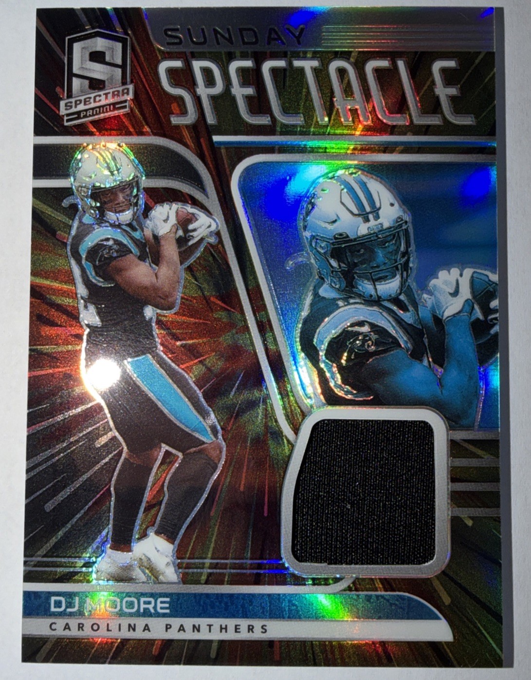 2021 Panini Spectra Sunday Spectacle Hyper Prizm /75 DJ Moore #SS-DJM