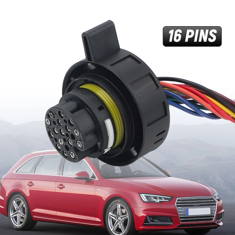 420973716 Conector de transmisión enchufe de 16 pines con cables para DSG 0B5 para VW AUDI Foto 3 de 4