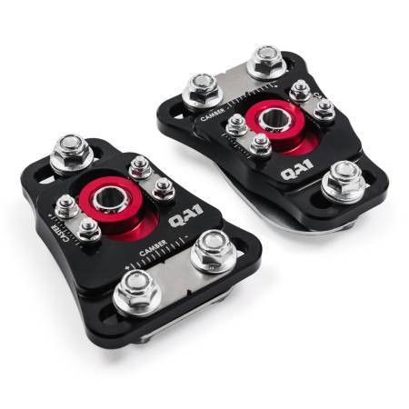 QA1 CC110, Kit Black Aluminum Caster/Camber Plates - Fits 79-89 Mustang Performa - Picture 3 of 10