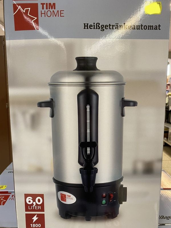 Heißgetränkeautomat Erhitzen und Warmhalten von Glühwein Kakao Punsch Winter