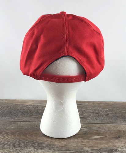 Vintage MTV Snapback Baseball Hat - Red - Athletic Cap Company - Made in USA - Picture 3 of 7