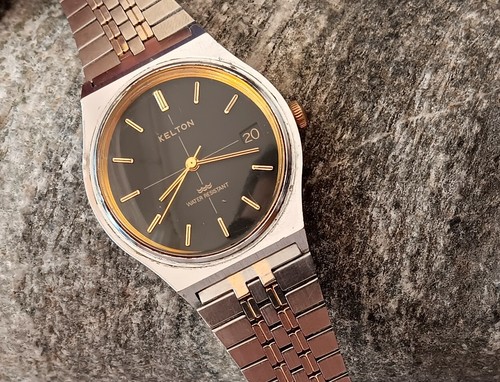 Orologio vintage, Kelton, Timex, orologio meccanico, orologio a carica, orologio da uomo, funziona - Foto 2 di 6