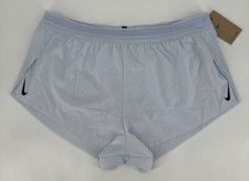 Nike Running Shorts Womens XXL Grey AeroSwift Dri-FIT ADV 3" Retro 90 FN2328-085