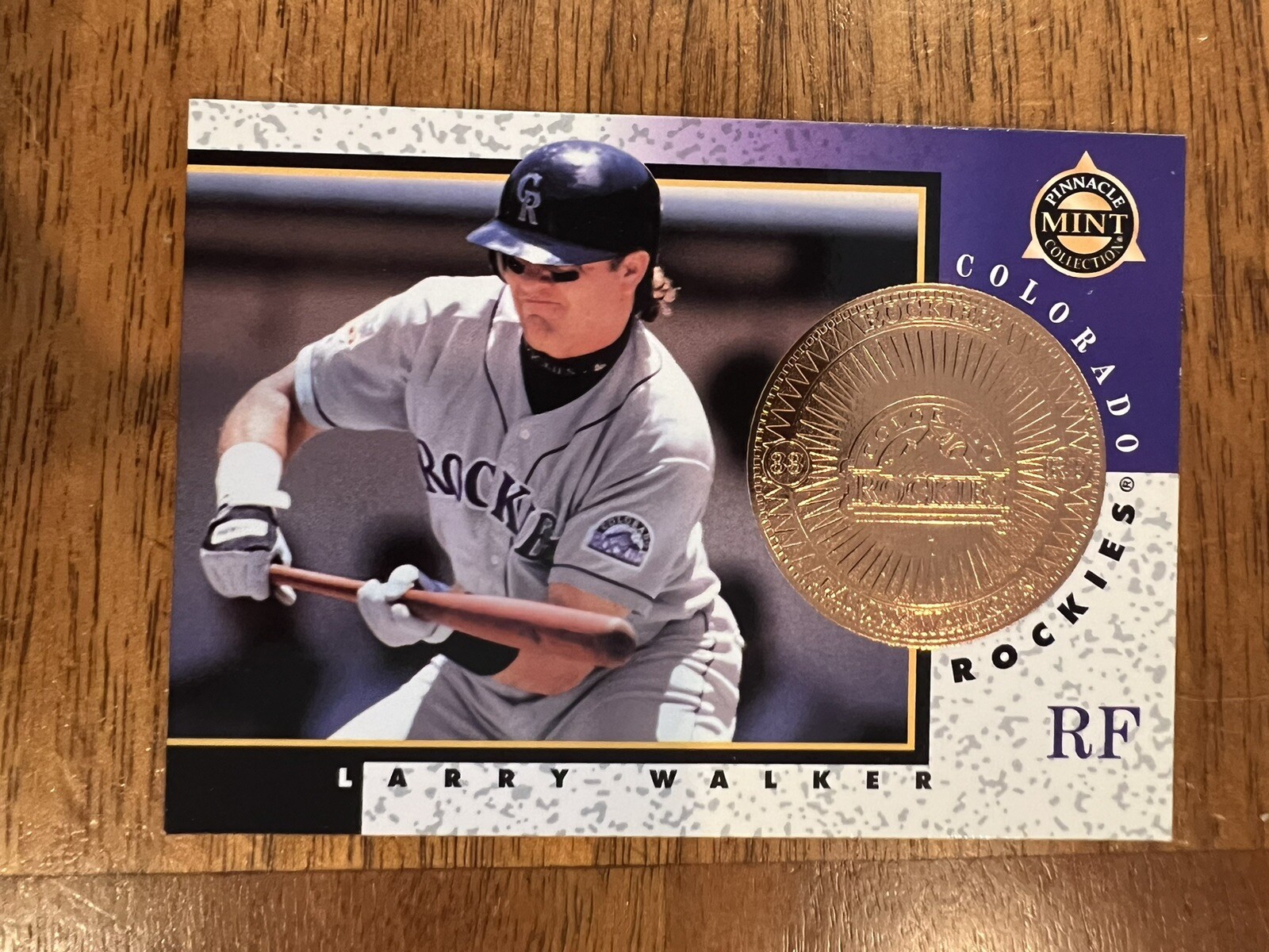 1998 Pinnacle Mint Collection Bronze Larry Walker #24 HOF