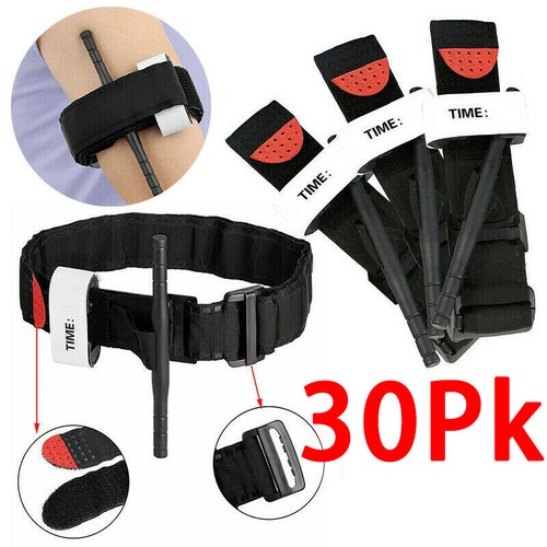 1-30X Bundeswehr Erste Hilfe Set Militär Tourniquet israeli Bandage Red Tip NEU - Bild 19 von 19