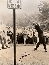 MASTERS CHAMPION JACK NICKLAUS SIGNED 16X20 PHOTO JSA COA Golden Bear