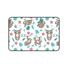 Sloths Desk Mat, Sloth Mouse Pad, Sloth Desk Pad, Sloth Home Decor, Sloth Gift