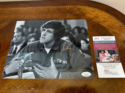 Senator John Kerry Signed 8x10 Photograph- JSA Authenticated- COA