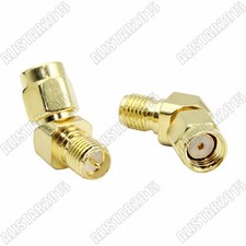 10x RP-SMA Female to RP-SMA Male 45 Degree 135 Angle Adapter Connector FPV New