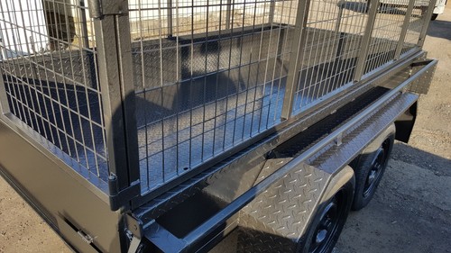 12x6 galvanised tandem trailer with cage aus made - Picture 5 of 9