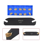 SPB26-3 26mm Parting Grooving Cut-Off Tool Holder +10pcs GTN-3 SP300 Inserts