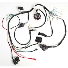Complete Electrics ATV QUAD Dirt Bike Wiring Harness 150 200CC 250CC Stator CDI