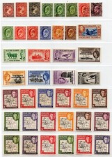 FALKLANDS 1891-1956 COLLECTION OF 54 STAMPS 48 MINT MOST NEVER HINGED & 6 USED
