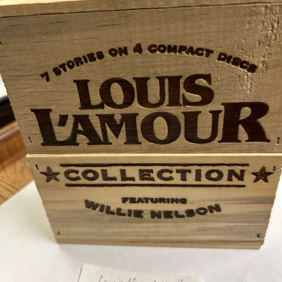 Louie L'amour Collection Featuring Willie Nelson 7 Stories On 4