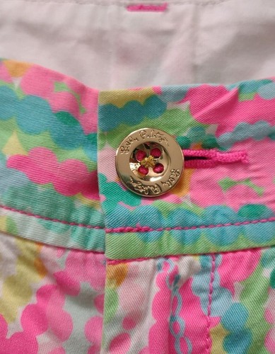 Lilly Pulitzer colorful Callahan Short Dripping In Jewels print ladies size 0 - Picture 2 of 6