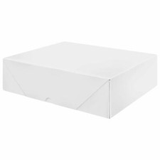 Case of White Letterhead Folding Boxes - Size 7 1/4" x 10 1/2" x 2" - 200 Boxes