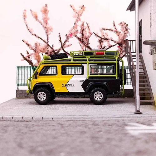 1:64 Master Land Rover Defender Van Diecast Auto Modelle Hobby Sammlerstücke Geschenke - Bild 7 von 19