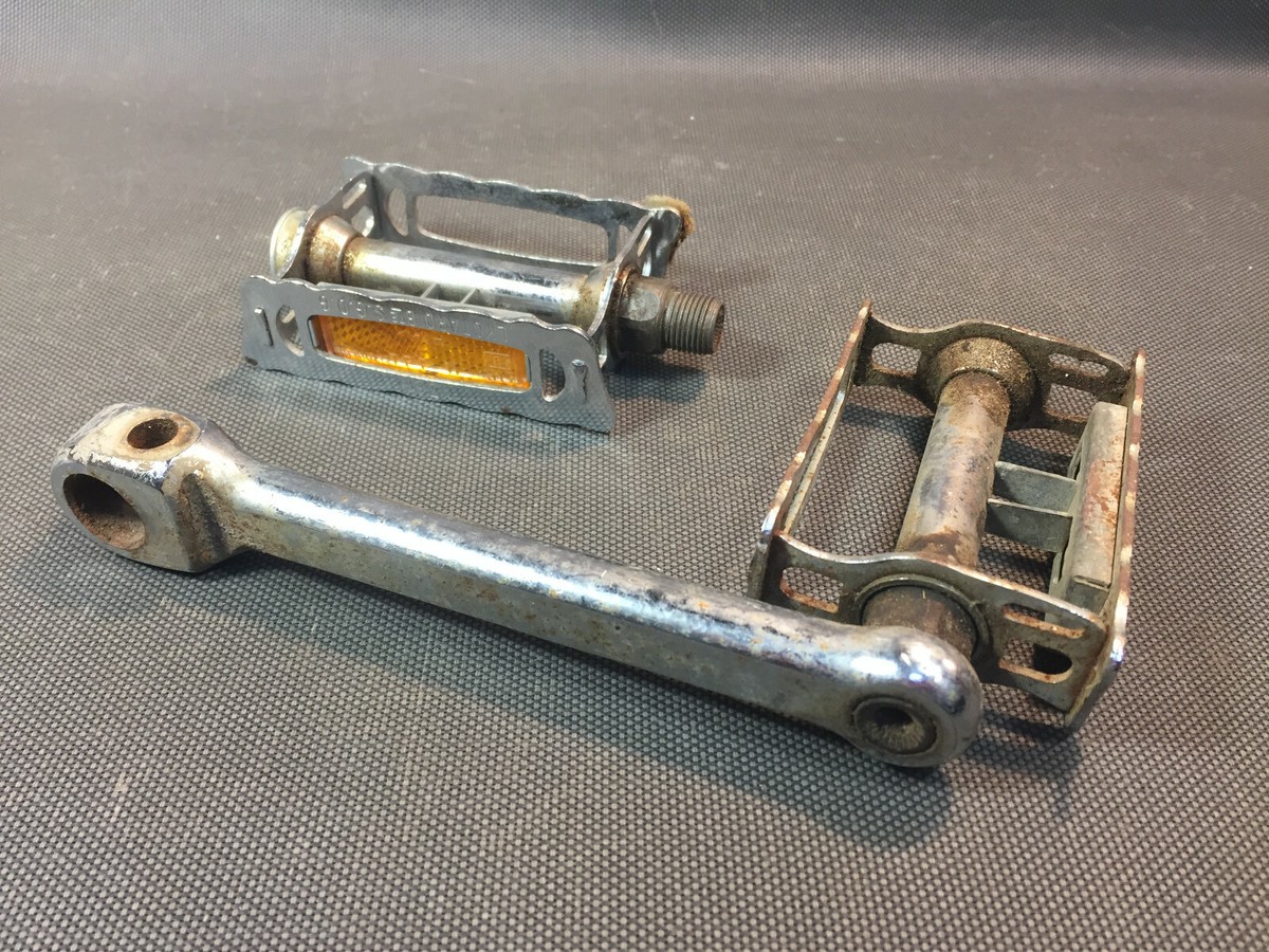 ANCIENNE PEDALES DE VELO ANCIEN PAT 9/16 L R ANCIENNE PEDALES DE VELO ANCIEN PAT 9/16 L R