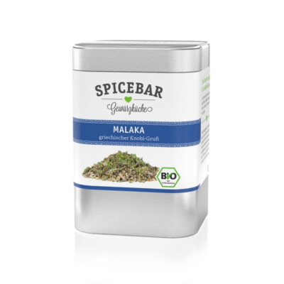 55 g Malaka- griechisches Gewürz, Berg-Oregano, Knoblauch, Pfeffer bio Spicebar