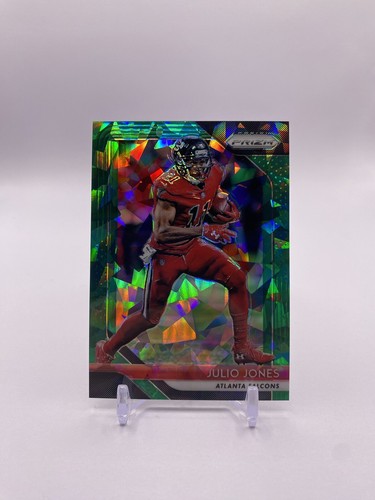2018 Panini Prizm #190 Julio Jones Green Crystals #/75 Atlanta Falcons