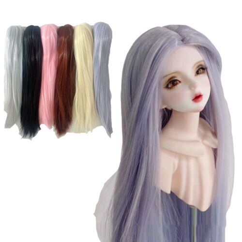 1/3 1/4 1/6 BJD Doll Long Straight Wig Hair for BJD Doll without Bangs Wholesale - Picture 1 of 24