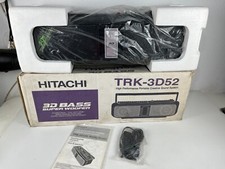 Hitachi TRK-3D52 3D BASS Stereo Cassette Recorder With Box New Old authentic