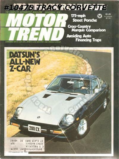 November 1978 Motor Trend 1947 MG TC Alex Mair Peugeot