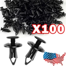 100pcs Fender Bumper Clips Body Rivets for Honda Rancher Foreman Rubicon Rincon