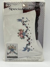 Bucilla Special Edition Pillowcases Birds  Bouquet Pillowcase Pair 64644 New 