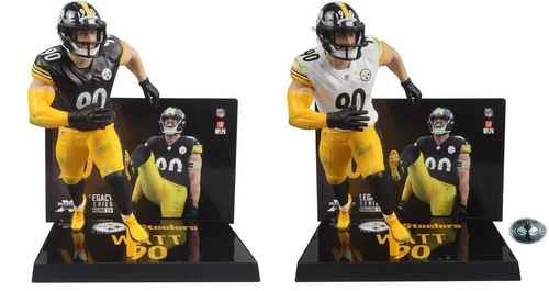TJ Watt (Pittsburgh Steelers) NFL 7" Figure McFarlane Reg & Chase Combo (2)