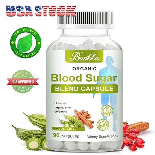 Berberine Blood Sugar Support Supplement Low Sugar Control Supplement 90capsules
