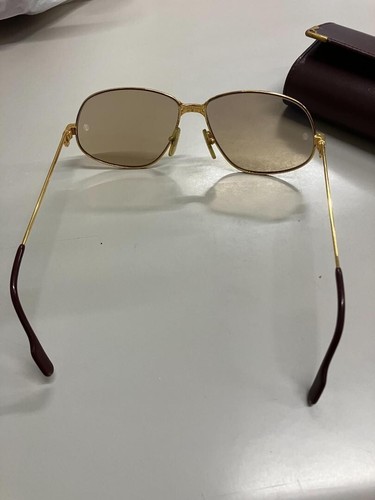 Cartier sunglasses gold frame Case included Eyewear Fashion Accessories a606 - Picture 9 of 10