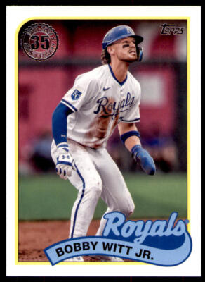2024 Topps Update #89US-48 Bobby Witt Jr. 1989 Topps Baseball 35th 