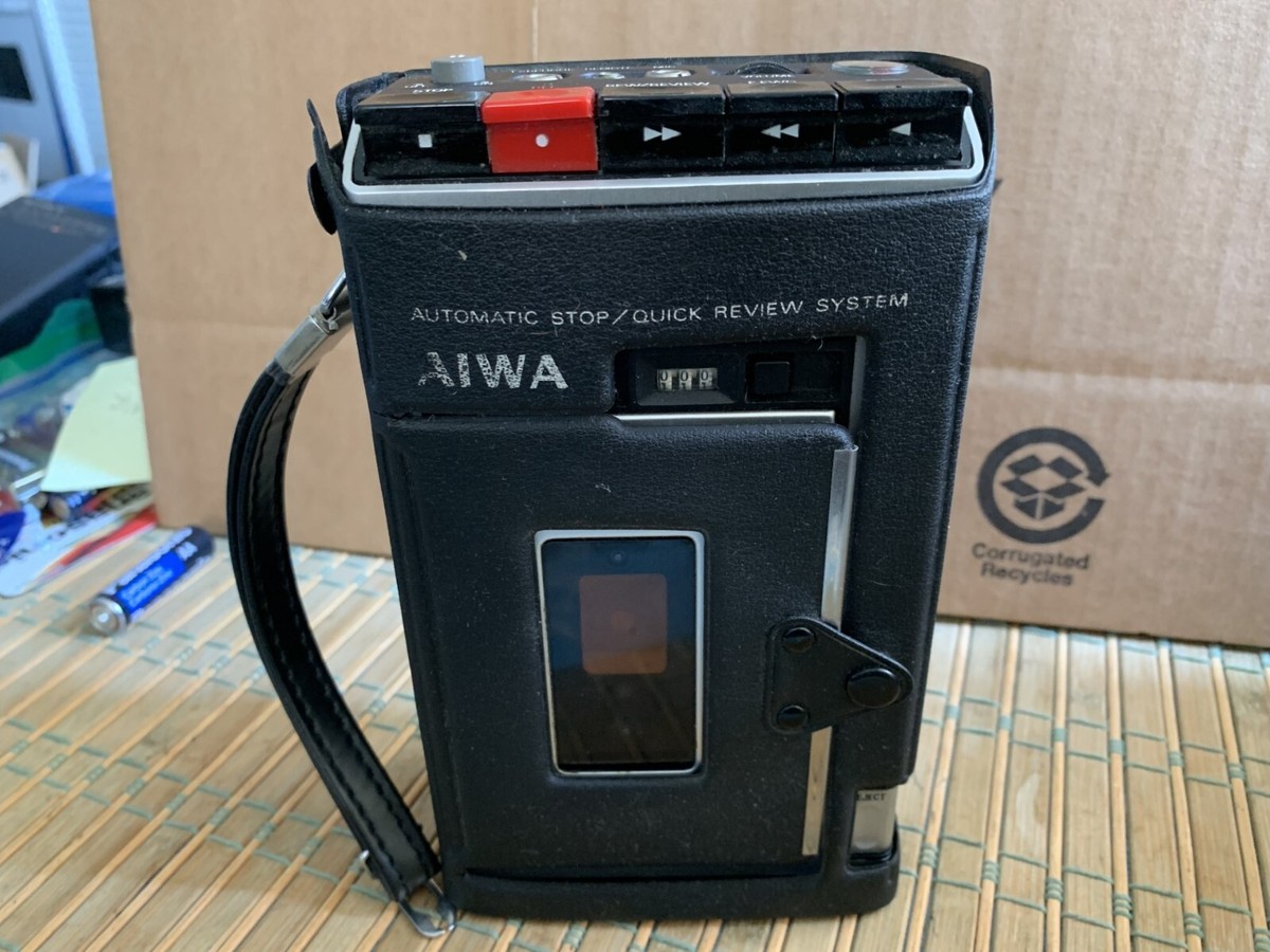 Aiwa TP-748 Vintage and Rare Cassette Player Recorder Handheld