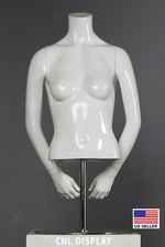 Store fixture durable polyurethane female headless mannequin torso