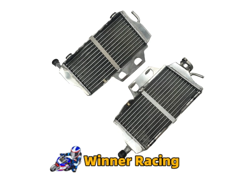 Radiador de aluminio para Honda CR125R CR 125 R 2005-2007 2006 derecho+izquierdo reforzado Foto 4 de 4