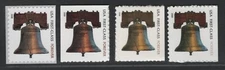 2008 US Liberty Bell Complete Set of 4 - SC#'s 4125b, 4126b, 4127d, 4127f - MNH