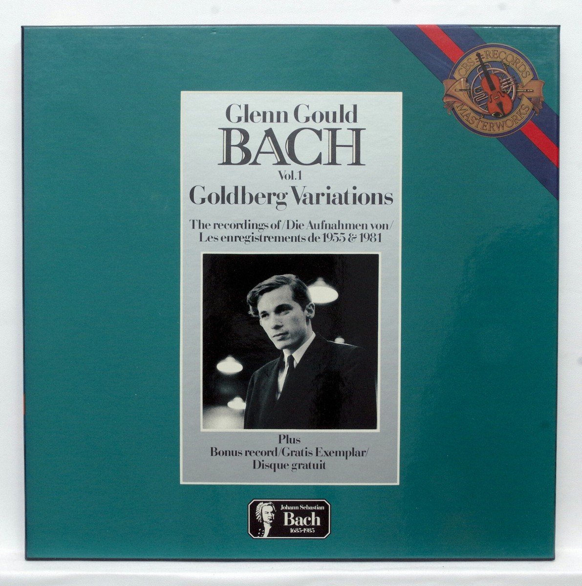 GLENN GOULD ⸺ JS BACH the goldberg variations ⸺ CBS 3xLPs box NM