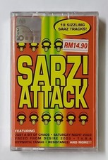 SARZ Attack 18 Sizzling Sarz Tracks Rare Malaysia Cassette Brand New Sealed