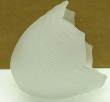 (3-Pack) Frosted Floral Glass Pendant Light Lamp Shade, 1-5/8" Top Opening