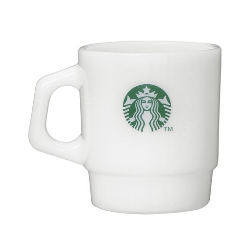 VERY RARE n Cute! STARBUCKS Japan x Fire King Mug 2019 FS w/tracking - Picture 2 of 3