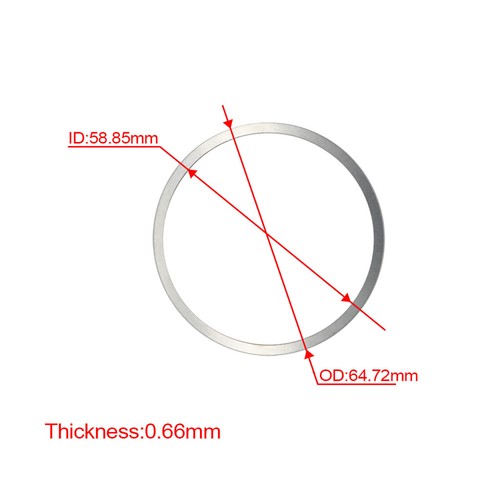 Metal Gasket Rotation Virtual Upgrade Part for HUINA 580 1580 1/14 RC Excavator - Picture 4 of 6