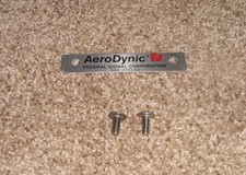 Federal Signal Aerodynic Lightbar Name Plate New With 2 Screws