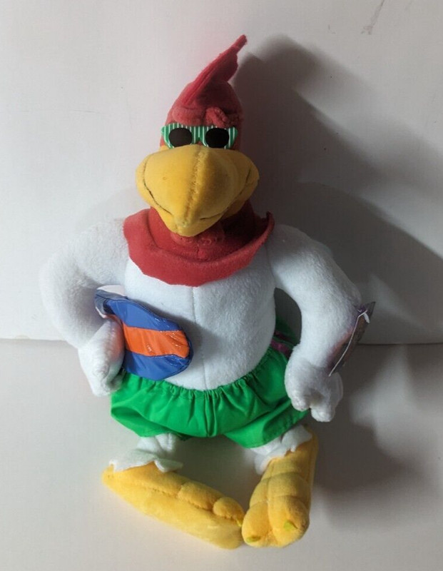 RARE NOS 2003 Nanco Looney Tunes Foghorn Leghorn  Summer Surfer Plush