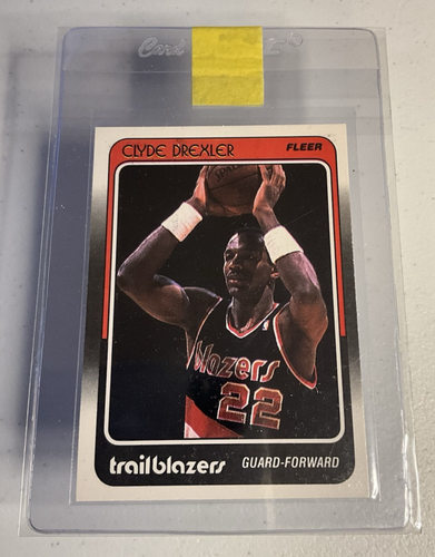 1988 Fleer #92 Clyde Drexler Portland Trail Blazers - Bild 3 von 6