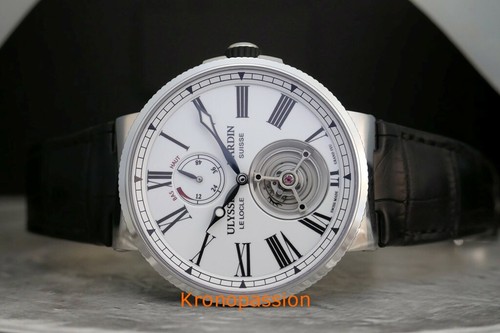 Ulysse Nardin Marine Tourbillon Stainless Steel 43mm 1283-181/E0