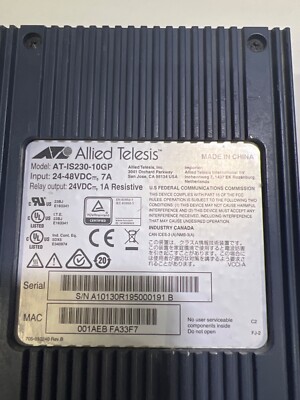 Allied Telesis 8 PORT 10/100/1000TX P Switch - Switch (AT-IS230
