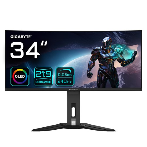Gigabyte Moniteur de Jeu courbé OLED WQHD MO34WQC 34 - 3440 x 1440